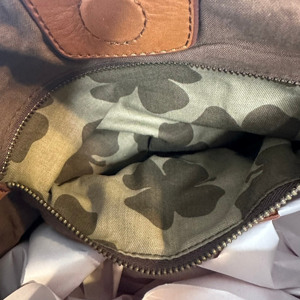 Lucky Brand Medium Slouch Patchwork Leather Suede… - image 10